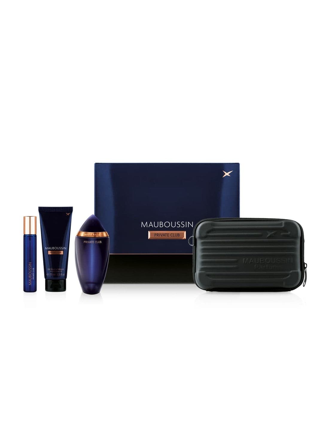 mauboussin private club edp 100ml+20ml+sg75ml+bolso