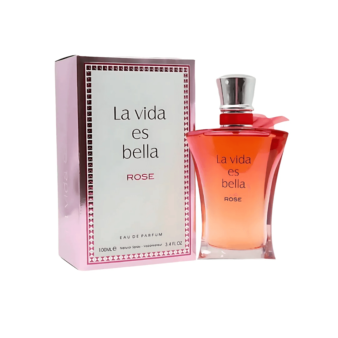 Fragance World La Vida Es Bella Rose EDP 100 ML (M)
