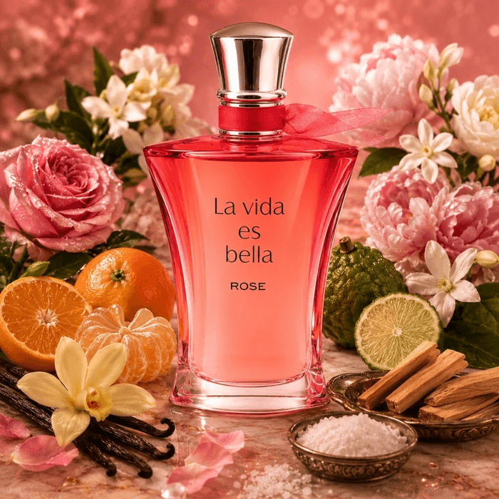 Fragance World La Vida Es Bella Rose EDP 100 ML (M) 2