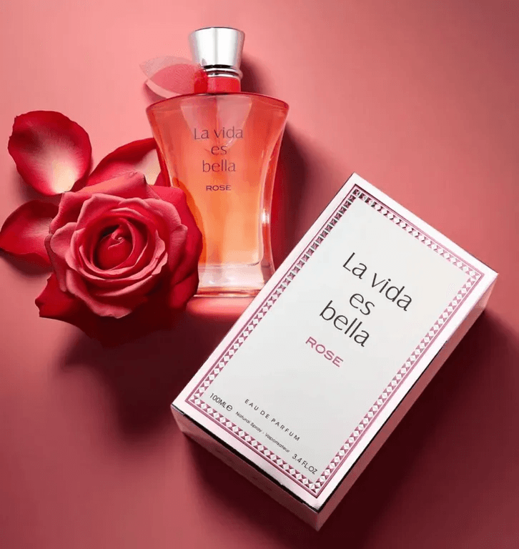 Fragance World La Vida Es Bella Rose EDP 100 ML (M) 3