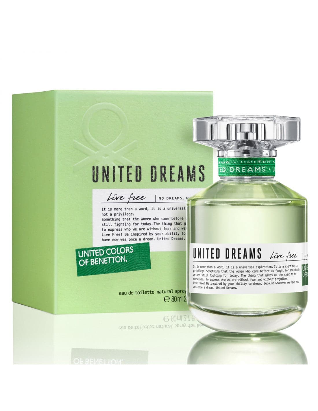 United Dreams Live Free Benetton EDT 80 ML (M)
