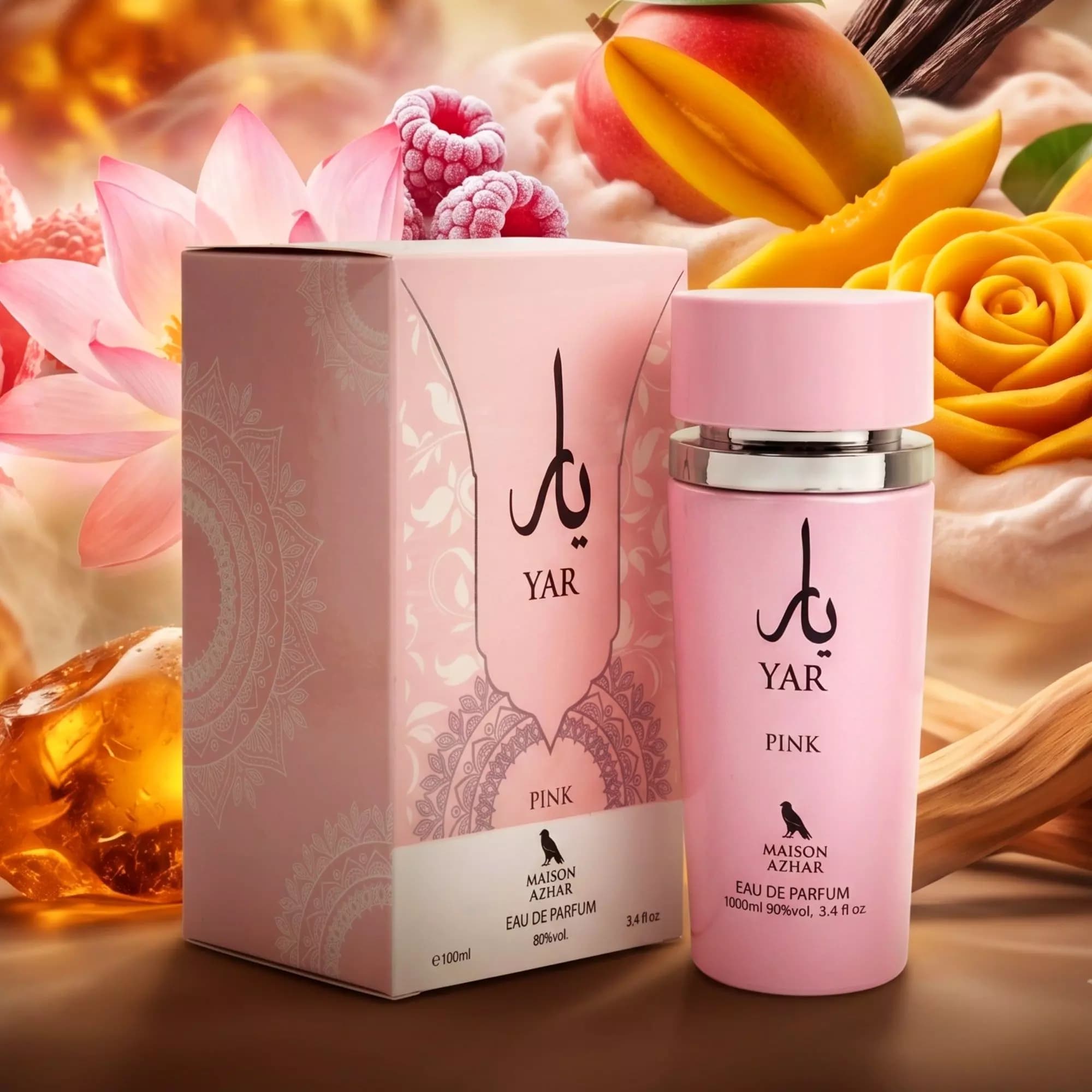 Yar Pink Maison Azhar EDP 100 ML (M) 2