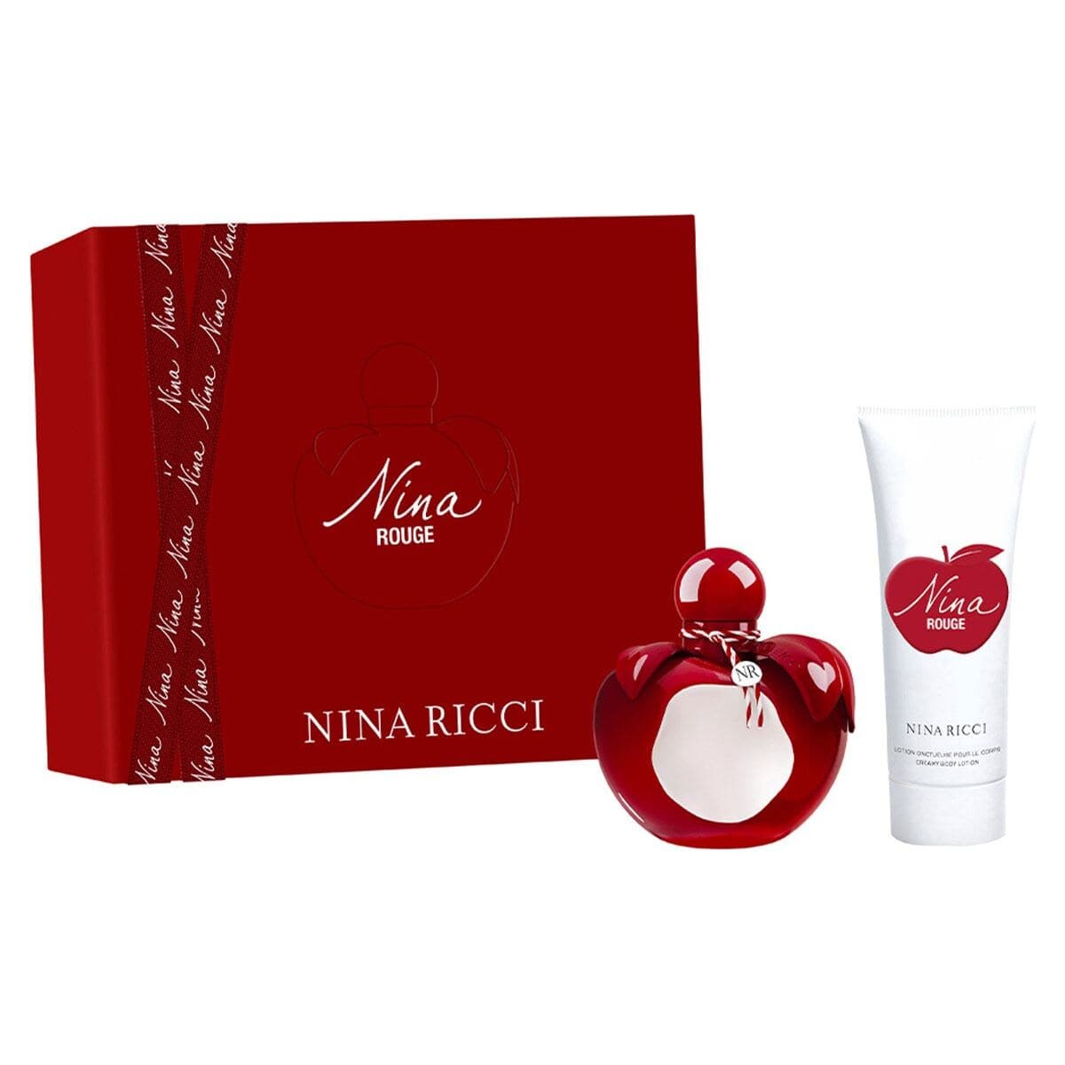 Nina Rouge Nina Ricci (Estuche) EDT 80 ML + Body Lotion (M)