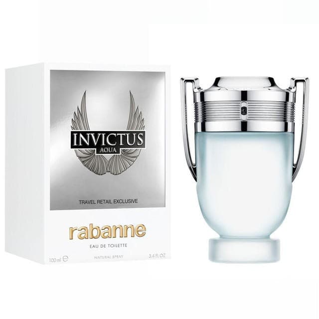 Invictus Aqua 3.4oz New In Box Paco Rabanne EDT 100 ML (H)