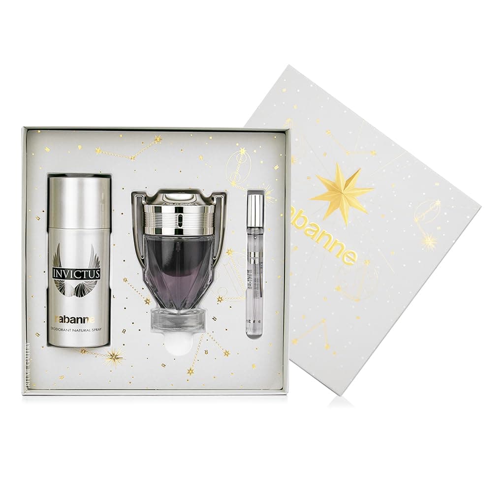 Invictus Paco Rabanne (Estuche) EDT 50 ML + 10 ML + Desodorante 150 ML (H) 2