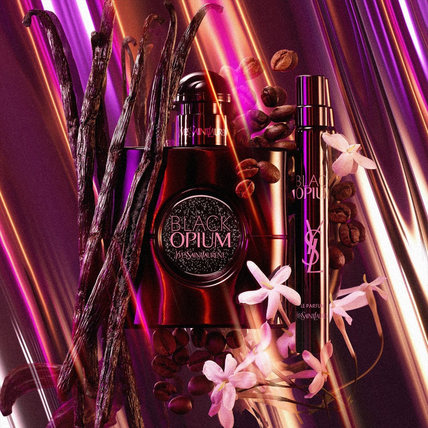 Black Opium Le Perfum Yves Saint Laurent 90 ML (M) 2