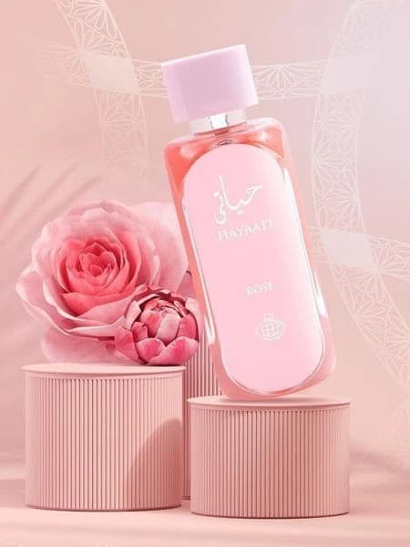 Hayaati Rose Fragarnce World Fragrance World EDP 100 ML (M) 2