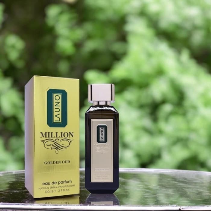 La Uno Million Golden Oud Fragrance World EDP 100 ML (H) 2