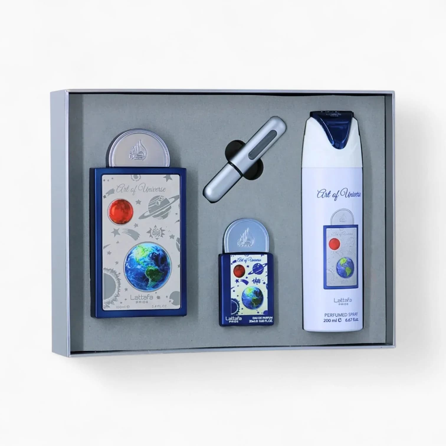 Art Of Universe Lattafa (Estuche) EDP 100 ML + 20 ML + Perfumed Spray 200 ML (U) 2