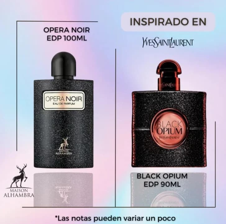 Opera Noir Maison Alhambra EDP 100 ML (U) 2