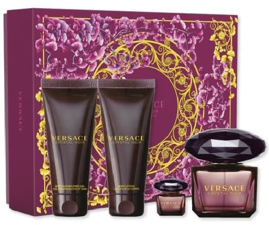 Crystal Noir Versace EDT 90 ML + 5 ML + B L + S G (M)