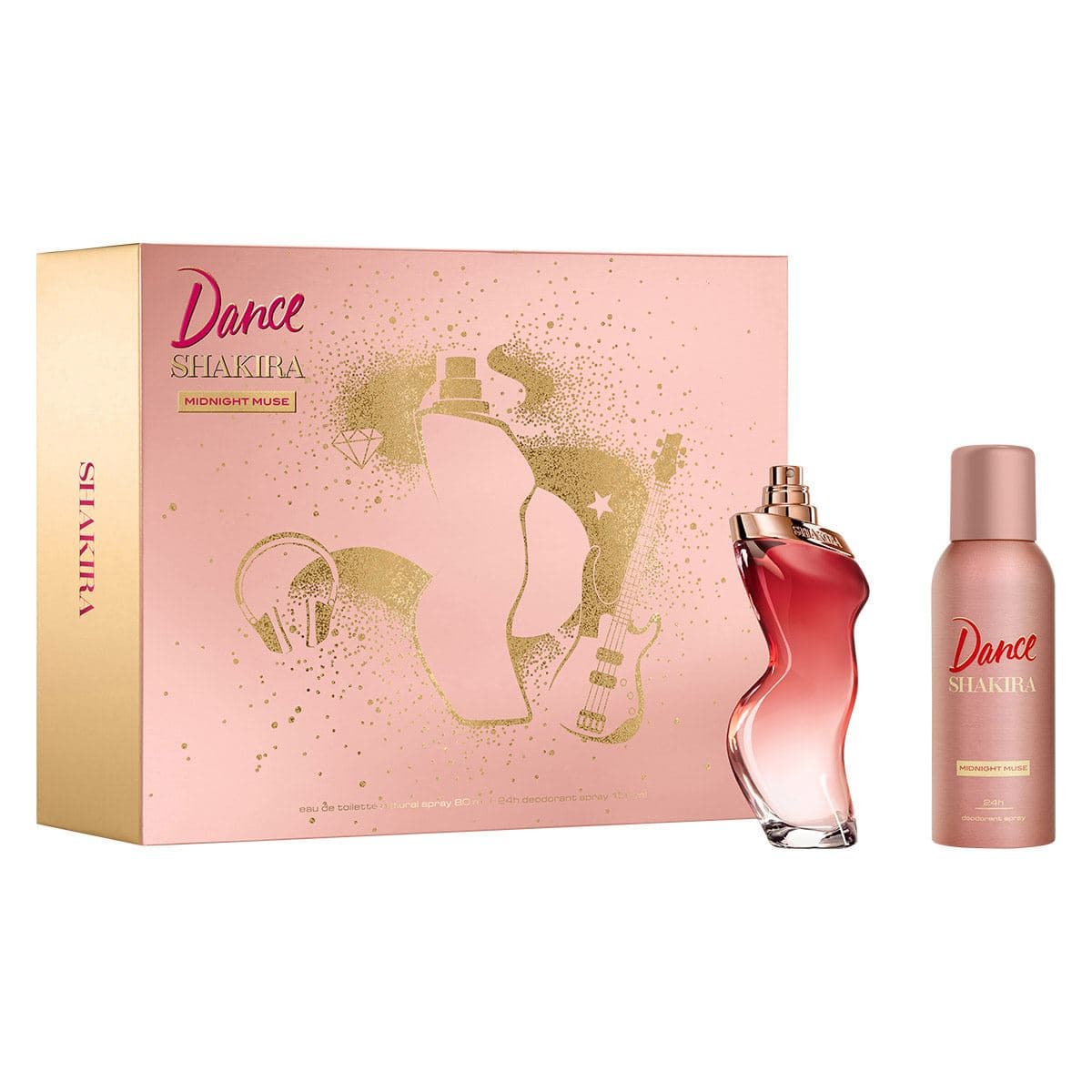 Dance Midnight Muse Shakira (Estuche) EDT 80 ML + 150 ML Deo (M)