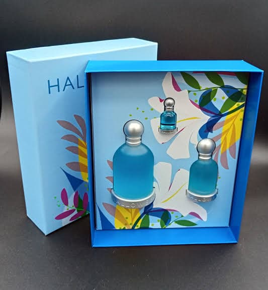 Blue Drop Set (Estuche) 100 ML + 30 ML + 4.5 ML Halloween EDT (M) 2