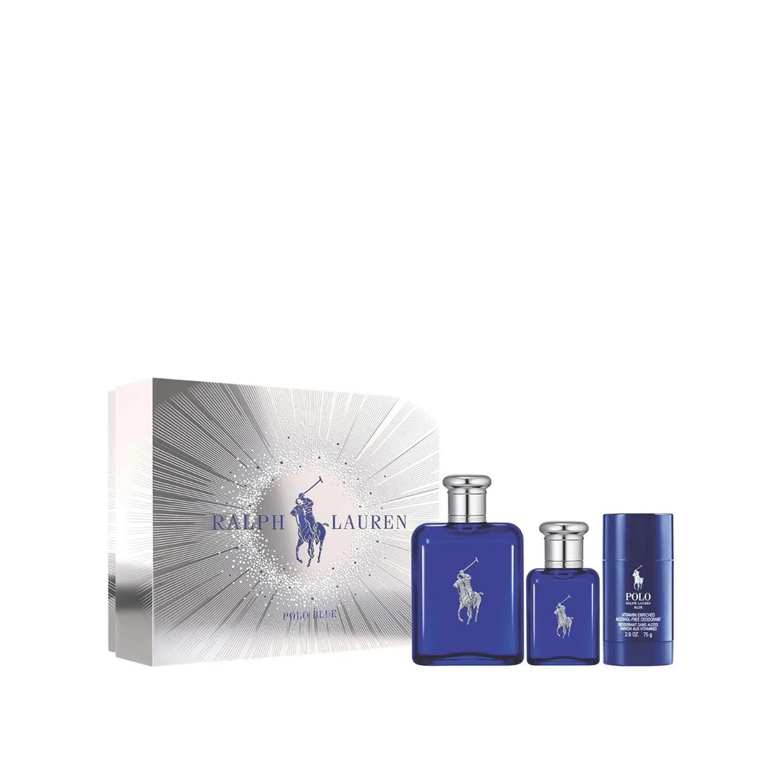 estuche polo blue 40ml+125+75