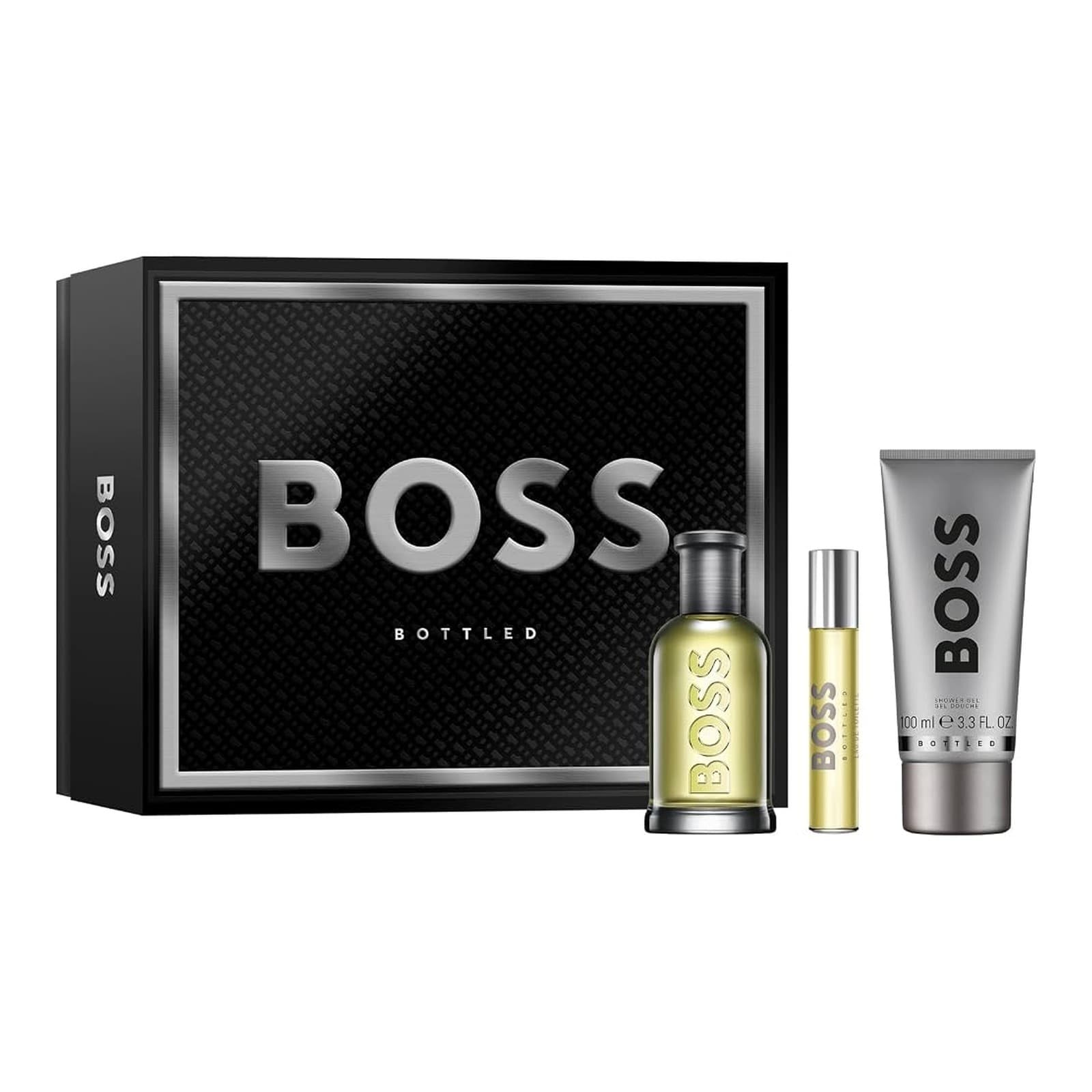 Bottled Set (Estuche) 100 ML + 10 ML + Gel Ducha 100 ML Hugo Boss EDT (H)