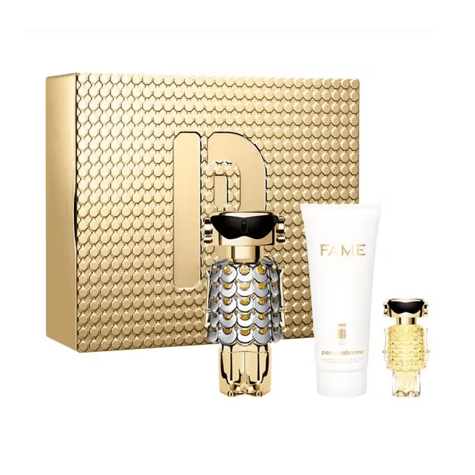 Paco Rabanne (Estuche) Fame EDP 80 ML + 4 ML + 100 ML (M)