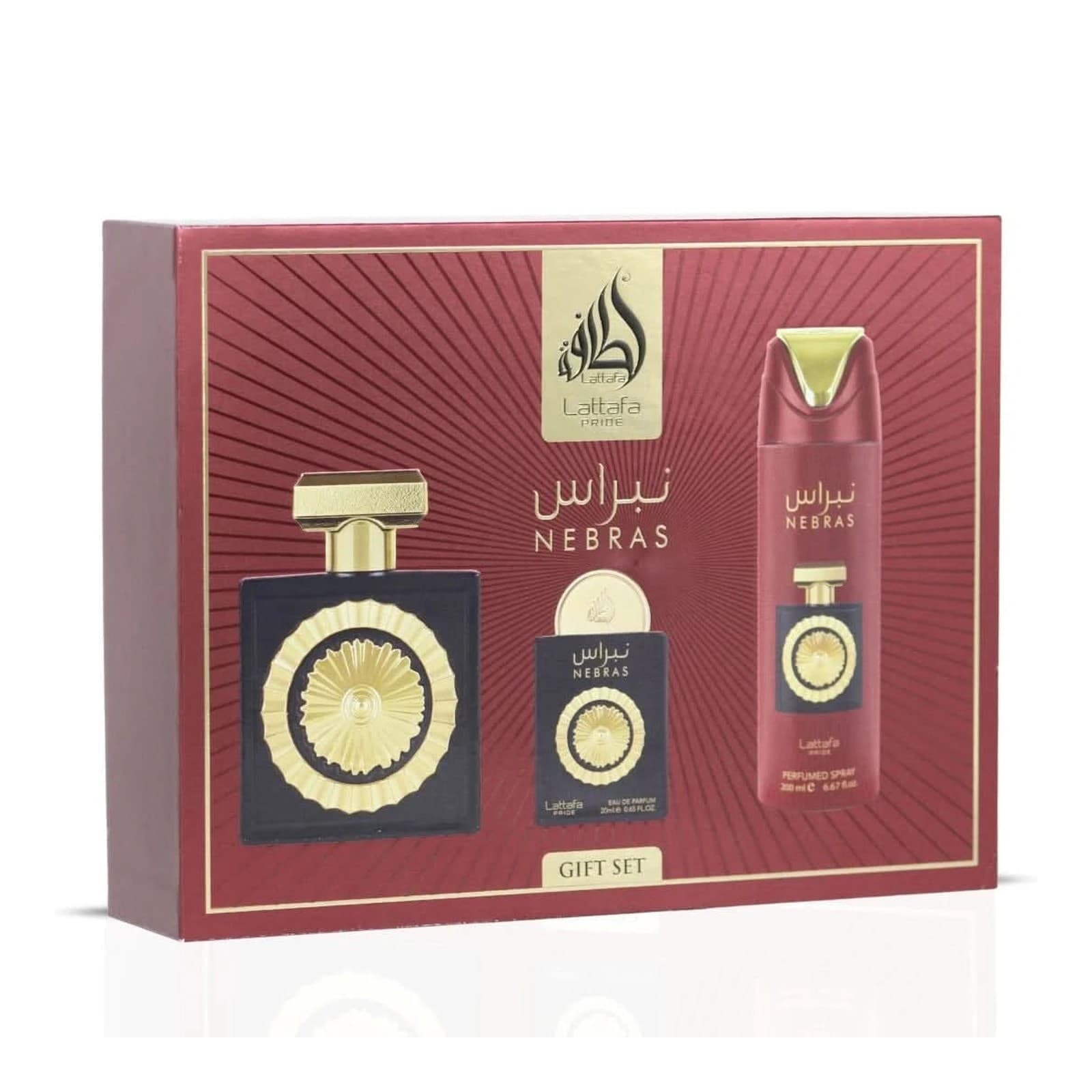 Lattafa Nebras 100Ml+200Ml+200Ml EDP Set (U)
