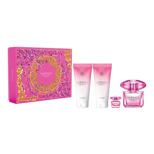 ESTUCHE VERSACE BRIGHT CRYSTAL ABSOLU EDP 4 PCS SET 90+3.5+100+100