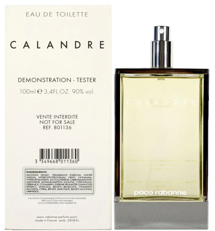 Tester Paco Rabanne Calandre Edt 100ml (M)