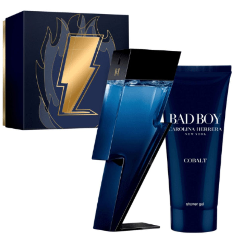 Estuche Bad Boy Cobalt de Carolina Herrera Edp 100 ml + gel de ducha