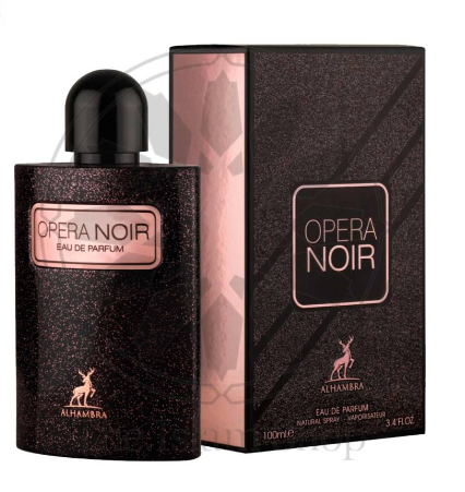 Maison Alhambra Opera Noir Unisex EDP 100 ML (U) aroma sililar Perfume Black Opium