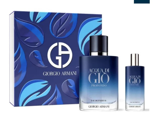 Estuche Giorgio Armani Acqua Di Gio Profondo Edp 100 ml + 15 ml Hombre