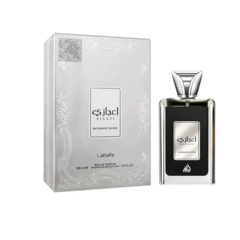 Ejaazi Intensive Silver 100Ml Unisex Lattafa Perfume .