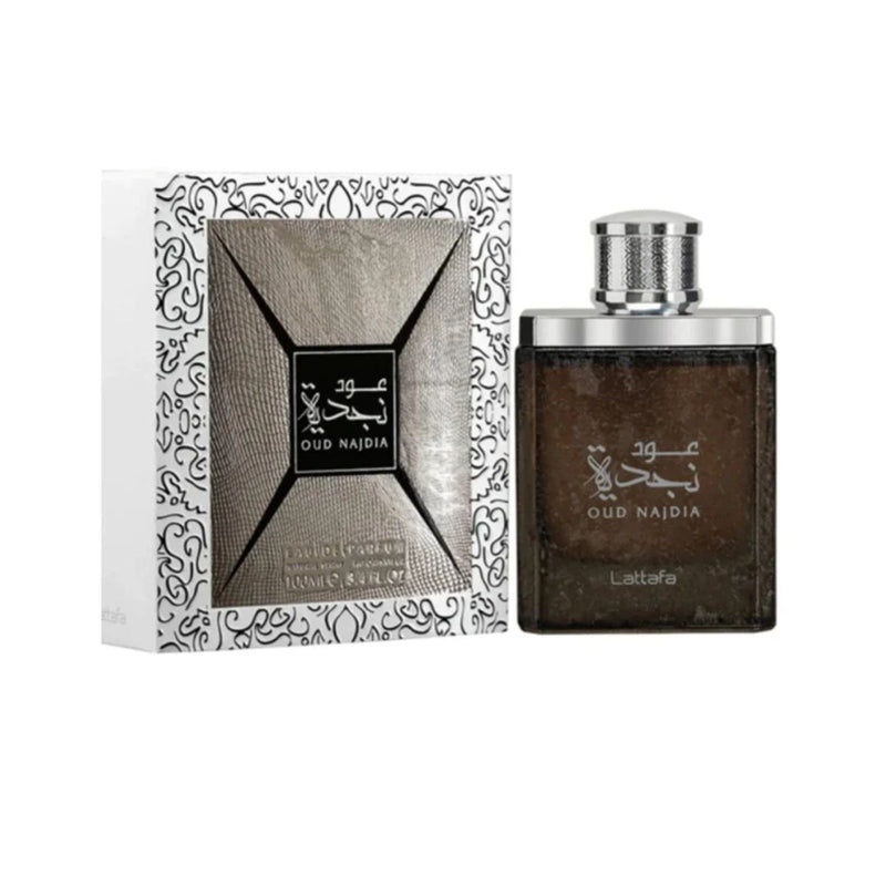 Oud Najdia 100Ml Unisex Lattafa Perfume .SILMILAR AZZARO MOST WANTED Y  INVICTUS CLASSICIO