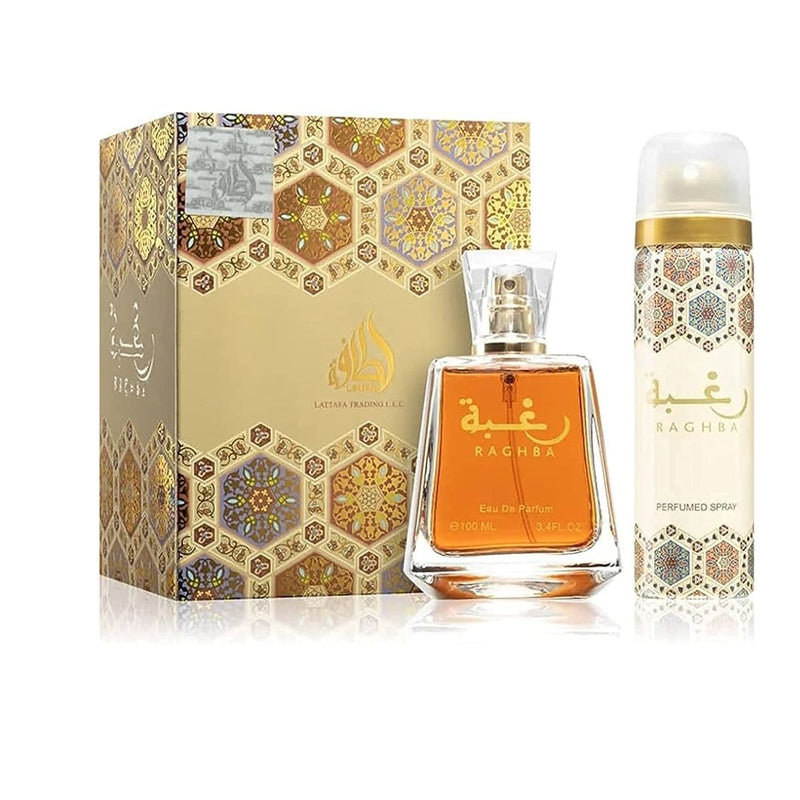 Raghba Lattafa Edp 100ML+50ML Deo Unisex