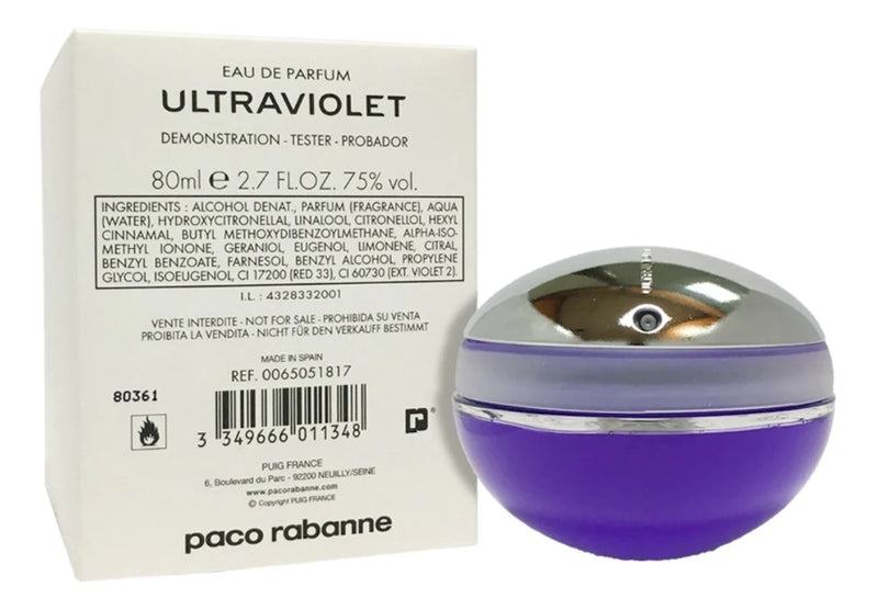 Ultraviolet Paco Rabanne Edp 80Ml Mujer Tester