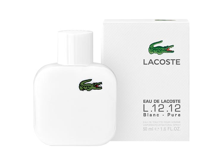 Lacoste Blanc EDT 50ml Hombre .