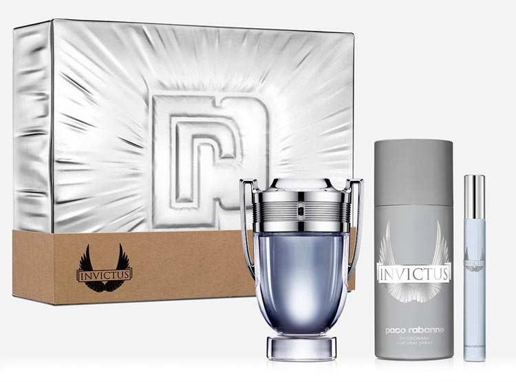 Estuche Invictus  Edt 100ml+150 Deo +10ml Hombre