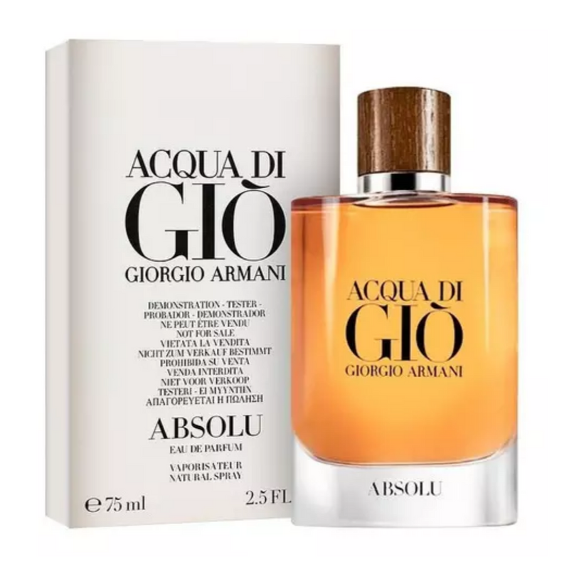 Acqua Di Gió Absolu TESTER 75ML EDP Hombre Armani