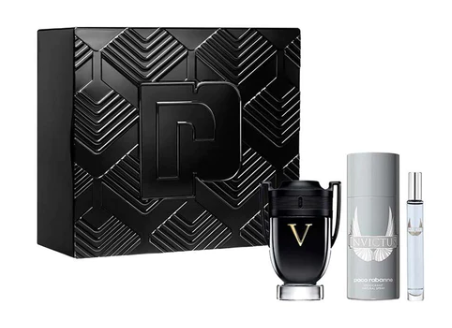 Estuche Invictus Victory Paco Rabanne 100ML +150ML +10ML Hombre Negro