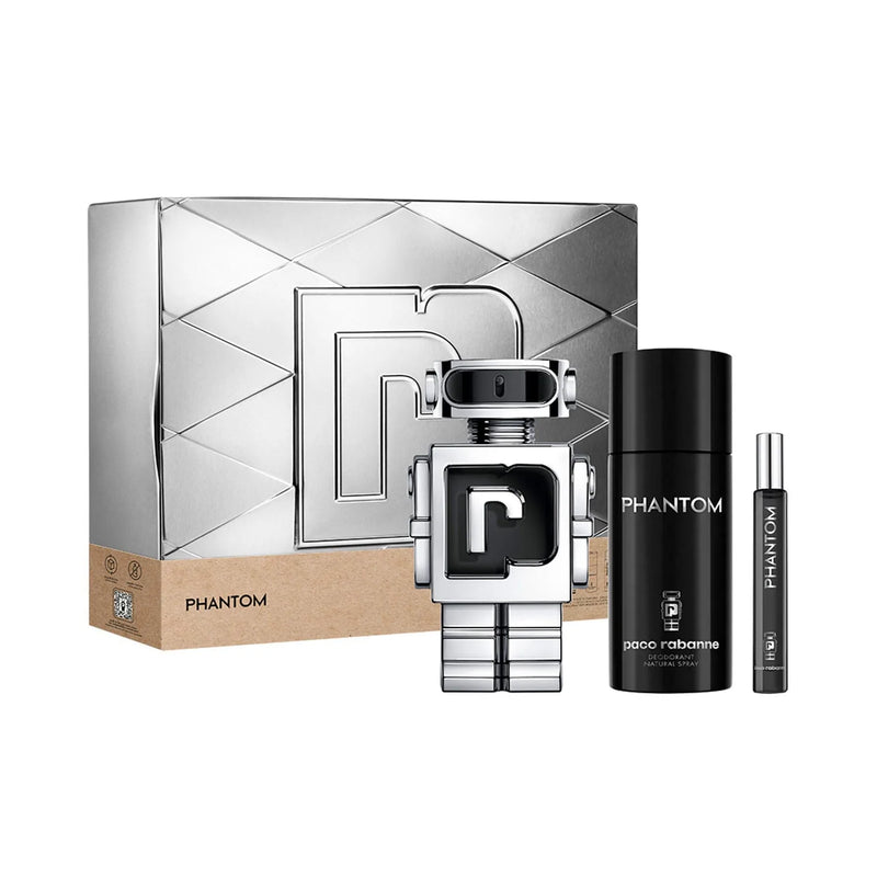 Estuche Phantom EDT 100ML + 10ML + Deo 150ML Hombre