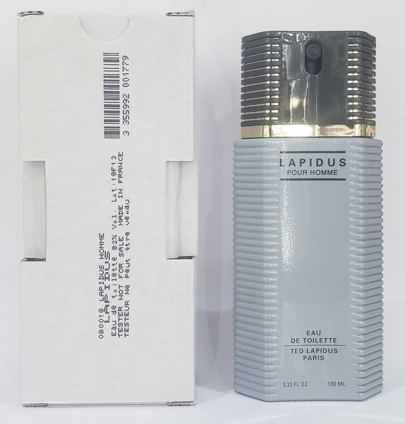 Tester Ted Lapidus Lapidus Pour Homme Edt 100ml Hombre